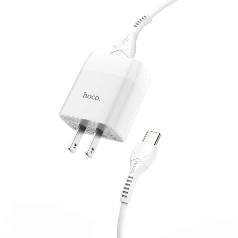 bộ sạc nhanh hoco c73 5v/2.4a  đầu type c dài 1m -3