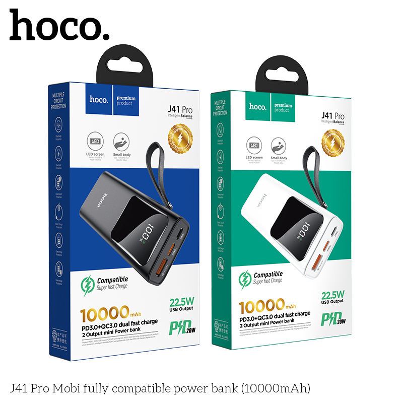 pin dự  phòng cao cấp hoco j41 pro