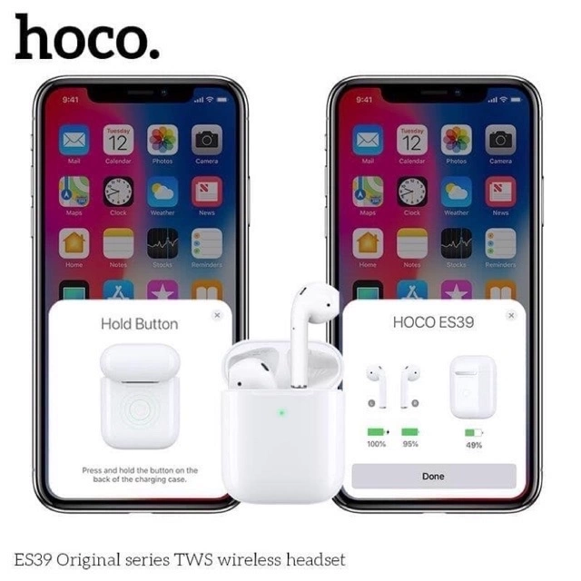 tai tws airpods hoco es39 pop up