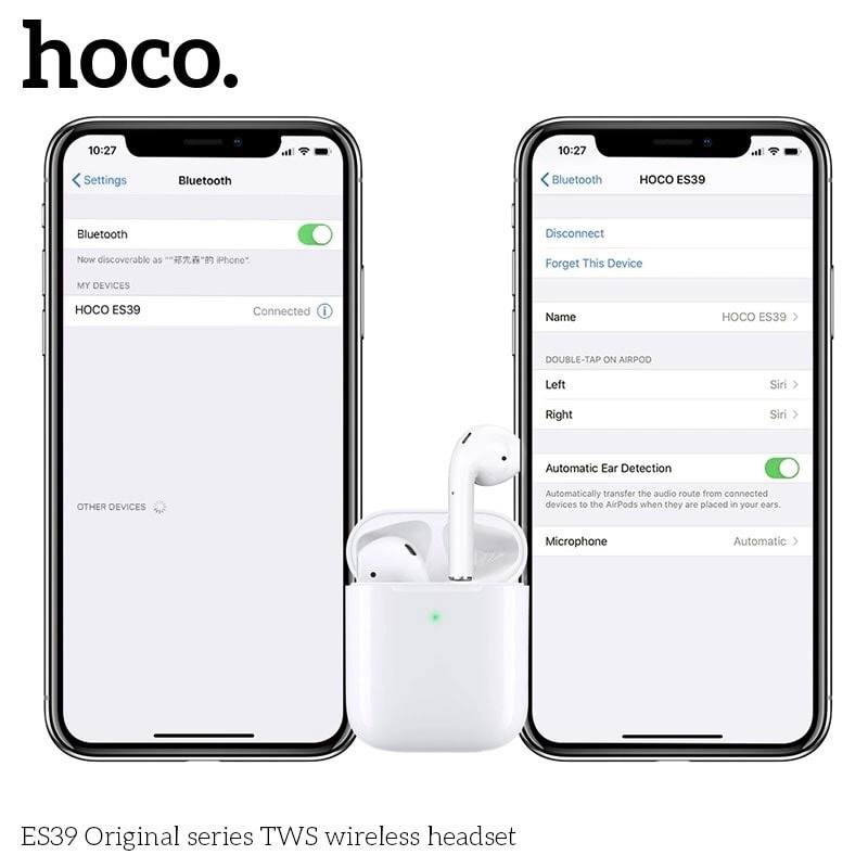 tai tws airpods hoco es39 pop up